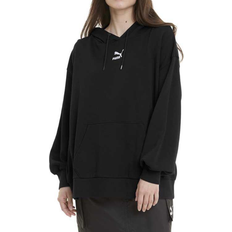 Puma Classics Women's Oversized Hoodie - Black