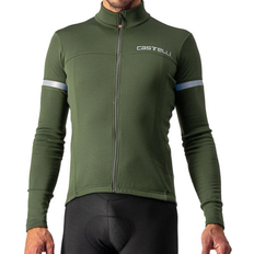 Castelli Fondo 2 Cycling Jersey Men - Military Green/Silver Reflex