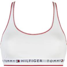 Tommy Hilfiger Racerback Logo Bralette - White