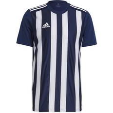 Adidas Striped 21 Short Sleeve Jersey Men - Navy