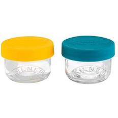 Yellow Kitchen Storage Kilner Snack And Store Kitchen Container 2pcs 0.125L