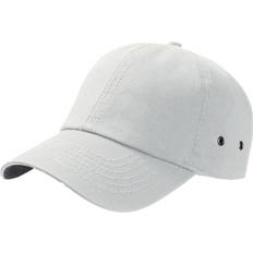 Atlantis Action 6 Panel Chino Baseball Cap - White