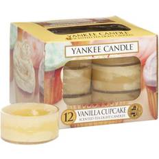 Plastic Scented Candles Yankee Candle Vanilla Tea Light Scented Candle 12pcs