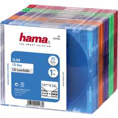 CD & Vinyl Storage Hama 51166 Slim CD Cases for 25-Pack