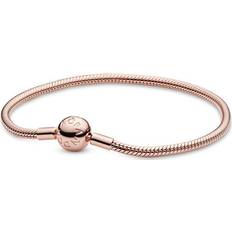 Pandora Moments Snake Chain Bracelet - Rose Gold