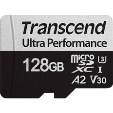 128 GB - microSDXC Memory Cards & USB Flash Drives Transcend Ultra Performance 340S microSDXC UHS-I U3 V30 A2 128GB