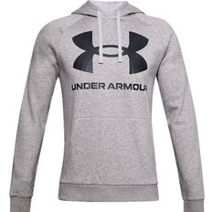 Under Armour Rival Fleece Big Logo Hoodie - Mod Gray Light Heather/Black