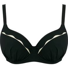 Fantasie Sainte Maxime Moulded Bikini Top - Black Cream