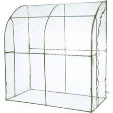 PVC Plastic Mini Greenhouses Nature 428494 2m² Plastic