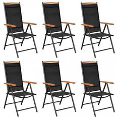 vidaXL 312187 6-pack Garden Dining Chair