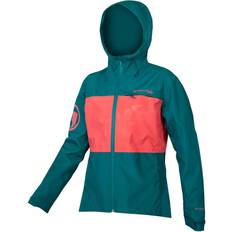 Turquoise - Women Jackets Endura Single Track MTB Jacket II Women - Spruce Green