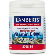 Lamberts Vitamins & Minerals Lamberts Natural Vitamin E 400iu 60 pcs