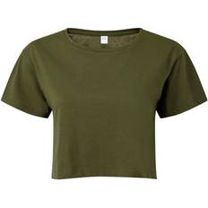 Tridri Women's Crop Top - Olive