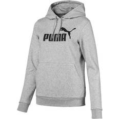 Jumpers Puma Essentials Logo Women's Hoodie - Light Gray Heather