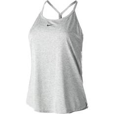 Nike Sportswear Garment - Women Tank Tops Nike Dri-FIT One Elastika Standard Fit Tank Top Women - Particle Grey/Heather/Black