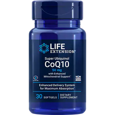 Life Extension Super Ubiquinol CoQ10 with Enhanced Mitochondrial Support 50mg 30 pcs