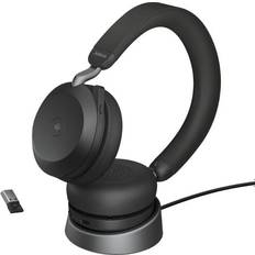 Active Noise Cancelling - On-Ear Headphones - Wireless Jabra Evolve2 75 USB-A MS with Stand