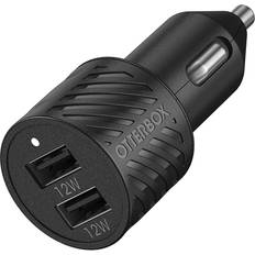 OtterBox USB-A Dual Port Car Charger 24W