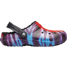 Multicoloured - Women Outdoor Slippers Crocs Classic Tie-Dye Lined