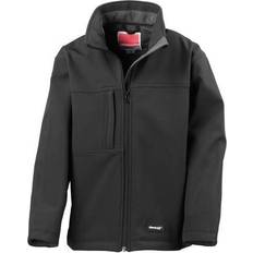 Result Kid's Classic 3 Layer Softshell Jacket - Black