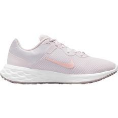 Nike 45 ½ - Women Running Shoes Nike Revolution 6 W - Light Violet/White/Champagne
