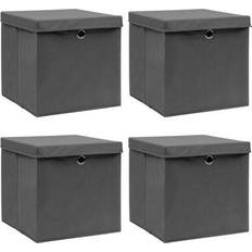 Polyester Boxes & Baskets vidaXL - Storage Box 4pcs