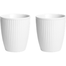 Pillivuyt Plissé Mug 8cl 2pcs