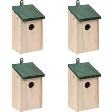 vidaXL Bird House 4pcs