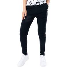 Hype Front Pleat Detail Women's Joggers - Black