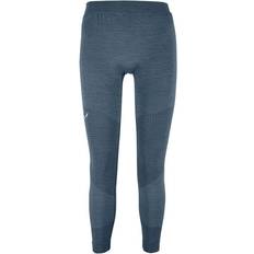 Polyester Base Layer Trousers Salewa Zebru Responsive Tights Men - Blue/Dark Denim