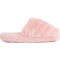 Ted Baker Women Slippers Ted Baker Lopsey Faux Fur Mule - Dusky Pink