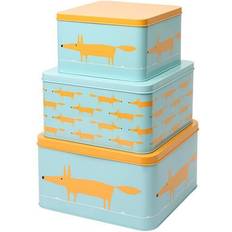 Scion Mr Fox Biscuit Jar 3pcs