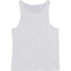 Mantis Unisex One Drop Armhole Vest - White