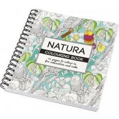 Black Watercolour Paper Natura Anti Stress Coloring Book 64 Sheet