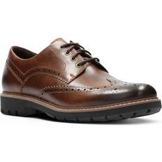 Clarks Batcombe Wing - Dark Tan Leather