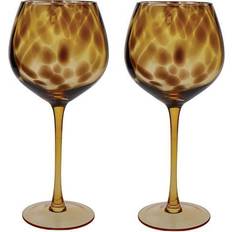 BarCraft Tortoise Shell Balloon Gin Drink Glass 55cl 2pcs