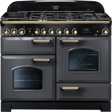 110cm - Timer Gas Cookers Rangemaster CDL110DFFSL/B Grey