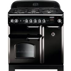 Gas hob 90 Rangemaster CLA90DFFBL/C Classic 90cm Dual Fuel Black