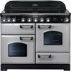 Rangemaster 110cm - Dual Fuel Ovens Induction Cookers Rangemaster CDL110EIRP/C Classic Deluxe 110cm Induction Silver