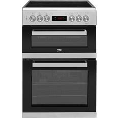 60cm - A Ceramic Cookers Beko KDC653S Silver