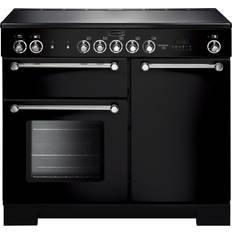 100cm - Black Ceramic Cookers Rangemaster KCH100ECBL/C Kitchener 100cm Electric Ceramic Black