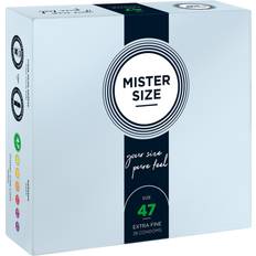 Latex Condoms Mister Size Pure Feel 47mm 36-pack