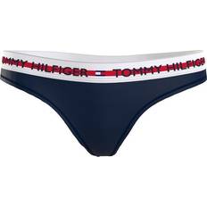 Tommy Hilfiger Logo Organic Cotton Blend Thong - Desert Sky