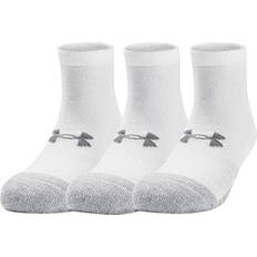 Under Armour Socks Under Armour Adult HeatGear Lo Cut Socks 3-pack Men - White/Steel