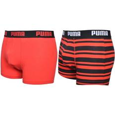Puma Heritage Stripe Boxer 2-pack - Red/Grey
