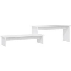 Black TV Benches vidaXL - TV Bench 180x43cm