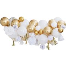 Ginger Ray Decor Party Backdrop Gold/White