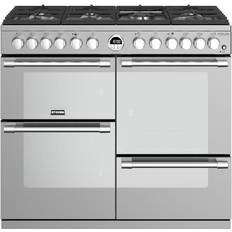 Stoves 100cm - Dual Fuel Ovens Induction Cookers Stoves Sterling Deluxe S1000DF Stainless Steel