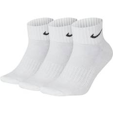 Sportswear Garment - Women Underwear Nike Cushion Training Ankle Socks 3-pack Unisex - White/Black