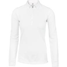 Nimbus Women's Carlington Deluxe Long Sleeve Polo Shirt - White